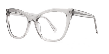 Women Cristal Eyeglasses: Asa - Grey - SpecSMART Eye Clinic (diagonal View)